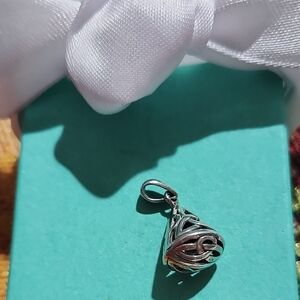 Sterling Silver Vintage Peter Stone PSCL Trinity Celtic Knot Cone Pendant